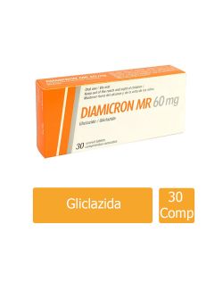 Diamicron MR 60 mg Caja con 30 comprimidos