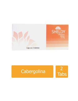 Sheldy 0.5 mg Caja Con 2 Tabletas