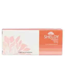 Sheldy 0.5 mg Caja Con 4 Tabletas