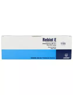 Rebiot E Solución Caja Con 7 Frasco Con 10 mL