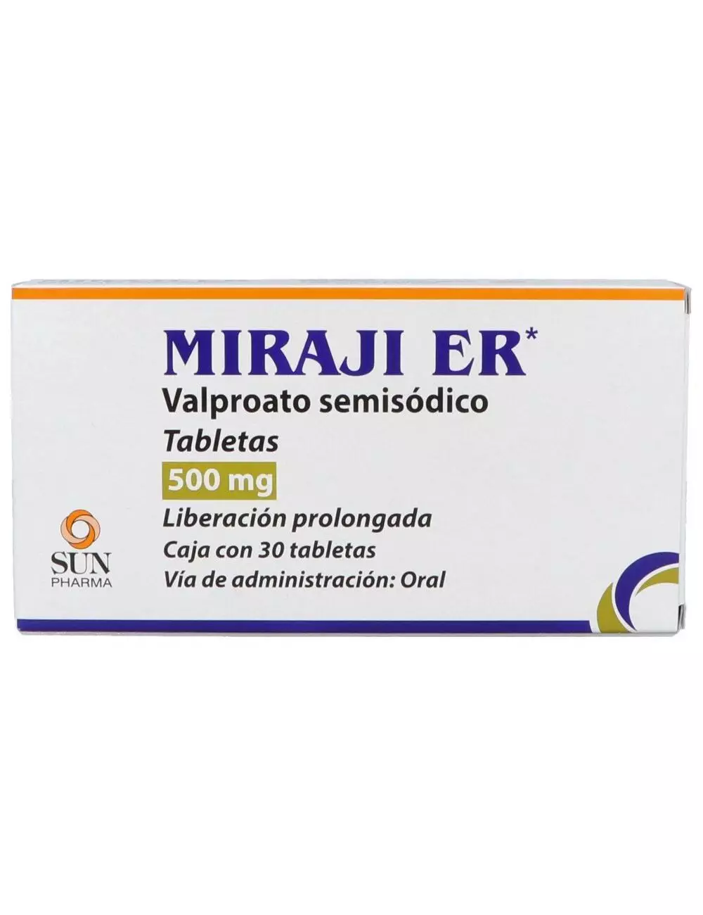 Miraji Er 500 mg Caja Con 30 Tabletas