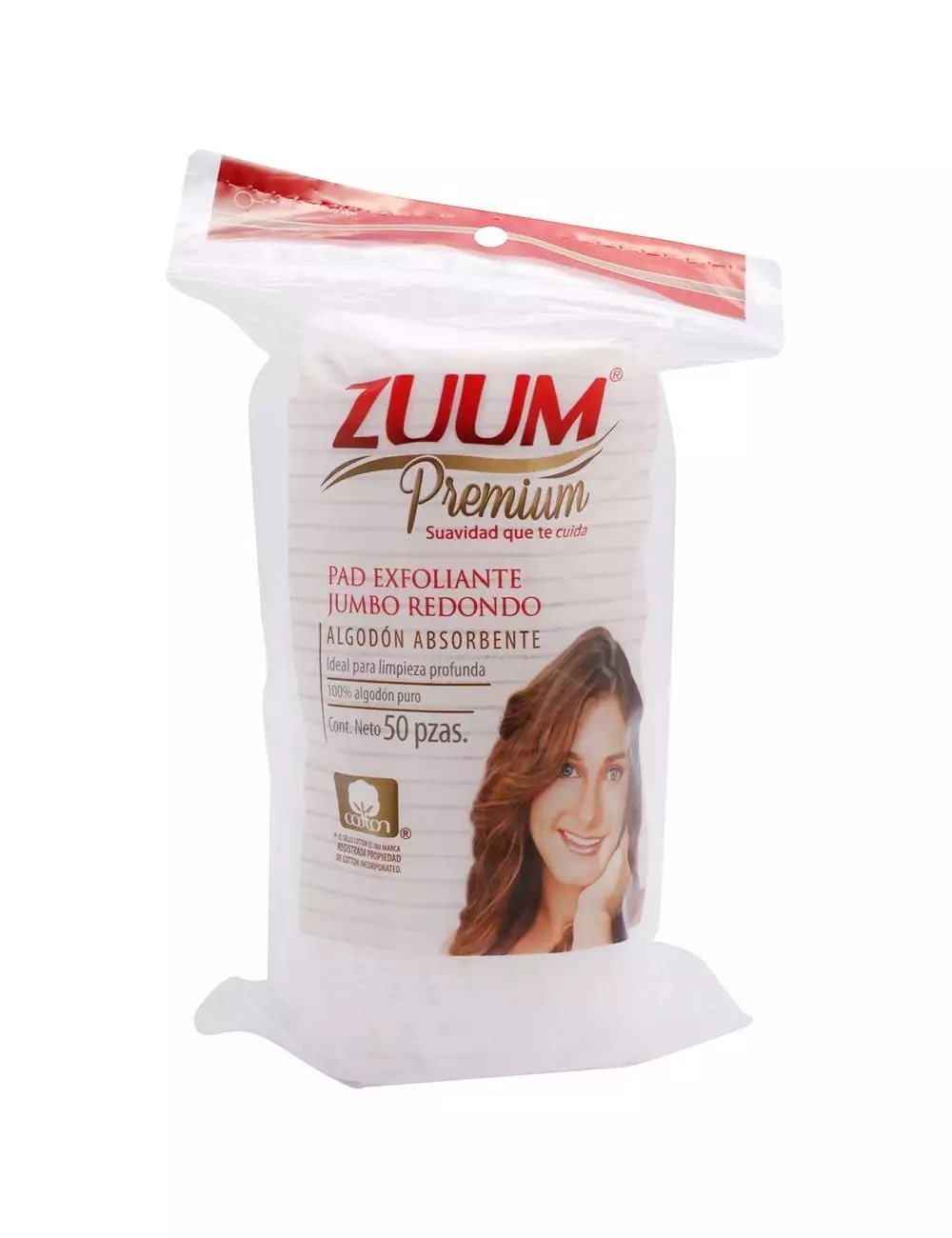 Zuum Almohadilla De Algodón Pad Exfoliante Con 50 Piezas