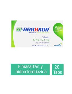 Di Arahkor 60 mg/12.5 mg Caja Con 20 Tabletas