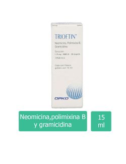 Trioftin Solución Oftalmico Caja Con Frasco Gotero 15 ml