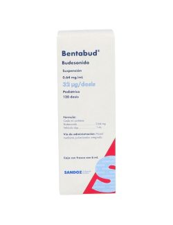 Bentabud Pediátrico 0.32 Mcg Suspensión 0.64 mg / mL Caja con Frasco Con 6 mL 120 Dosis