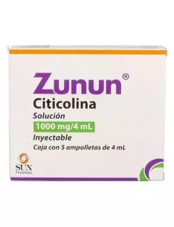 Zunun Solución Inyectable 1000 mg Caja Con 5 Ampolletas 4 mL