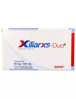 Xiliarxs-Duo 50 Mg /500 Mg Caja Con 30 Comprimidos