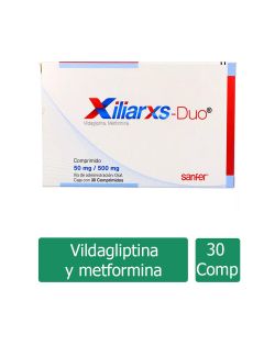 Xiliarxs-Duo 50 Mg /500 Mg Caja Con 30 Comprimidos