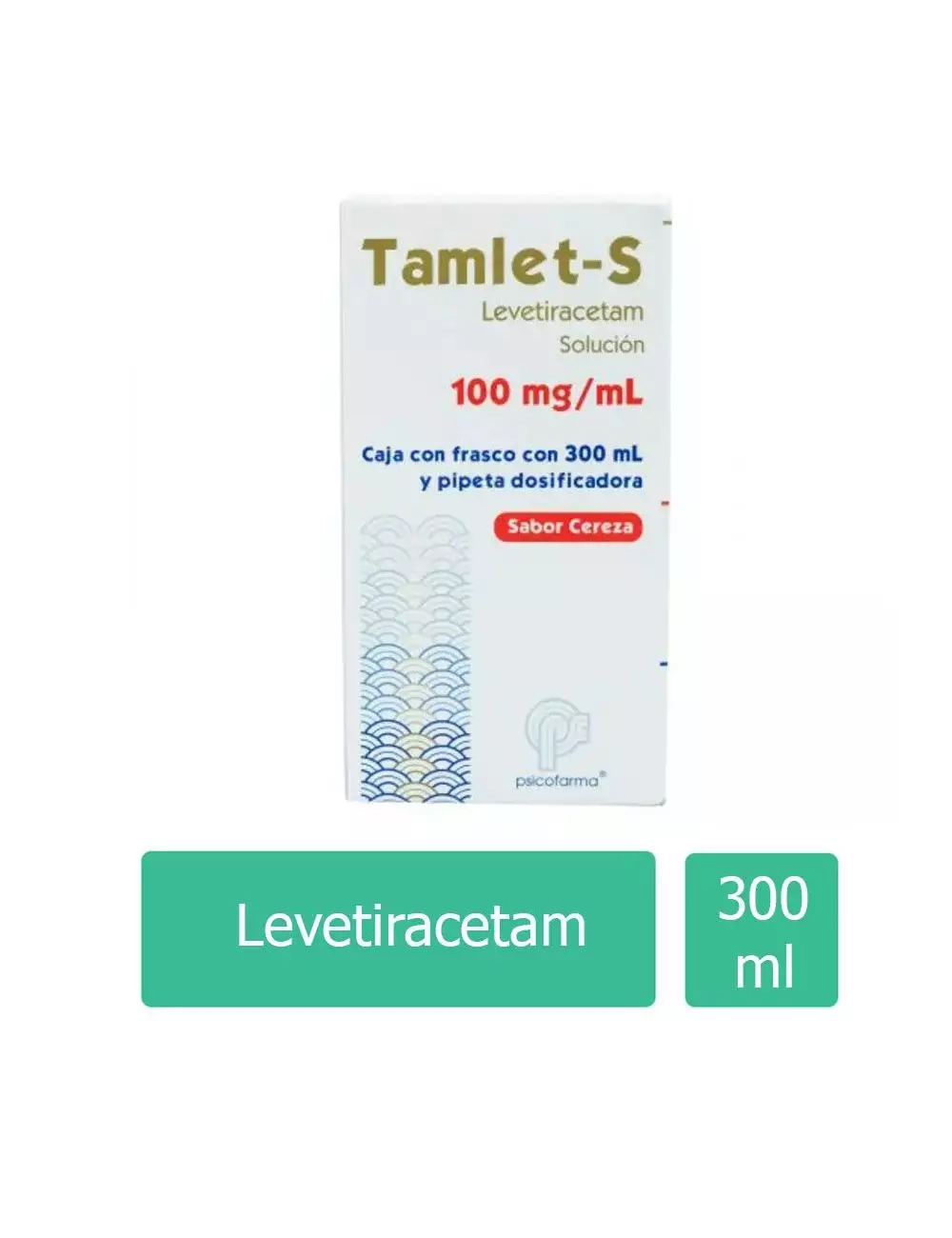Tamlet-S Solución 100 mg/mL - 300 mL | Levetiracetam | Psicofarma