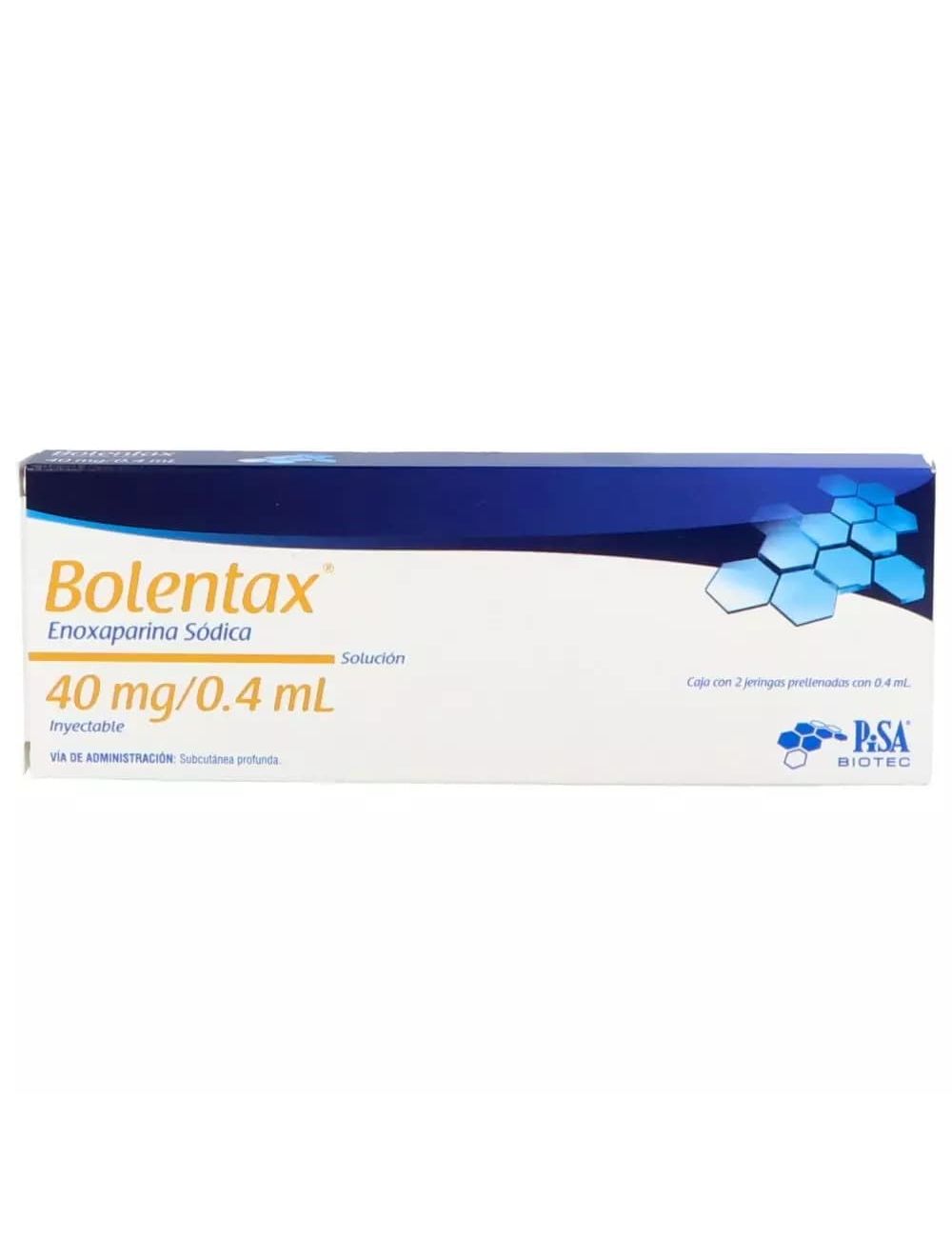 Bolentax 40 mg/0.4 ml Caja 2 Jeringas Prellenadas - RX