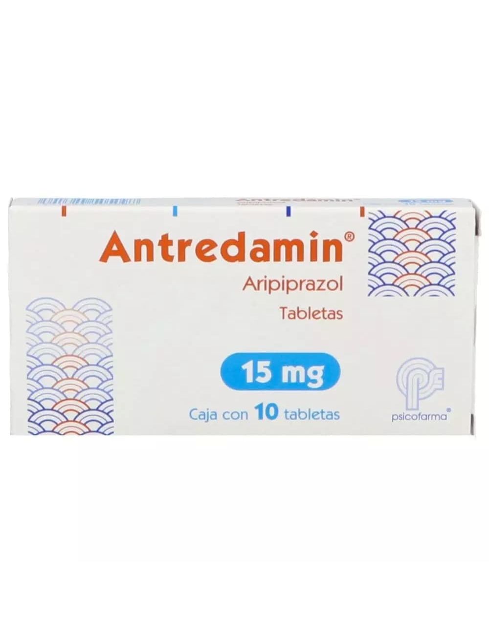 Antredamin 15 mg Caja con 10 Tabletas