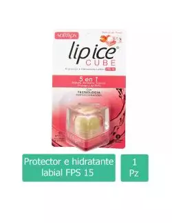 Lip Ice Cube Sabor Delicia De Fresa Empaque Con Una Pieza