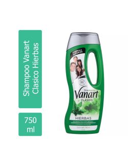 Shampoo Vanart Clasico Hierbas 750 ml.