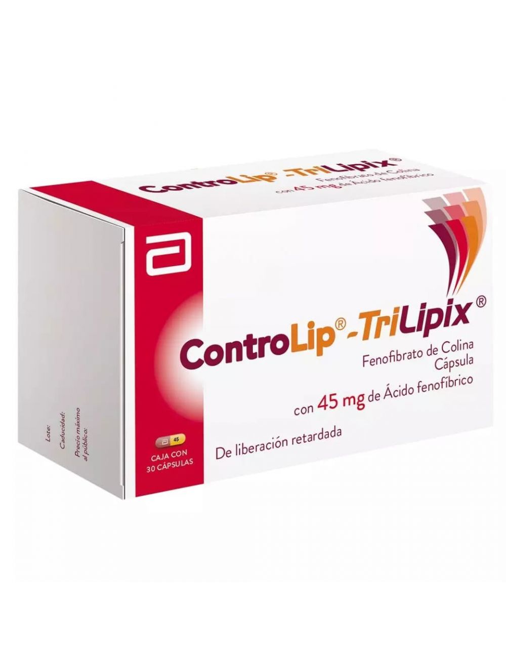 Controlip-Trilipix 45 mg Caja con 30 Cápsulas