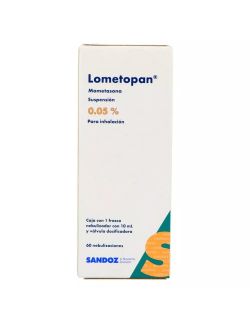 Lometopan 0.05% Caja Con 1 Frasco Nebulizador De 10 mL Con 60 Nebulizaciones