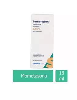 Lometopan 0.05% con 1 Frasco De 18 mL Con 140 Nebulizaciones