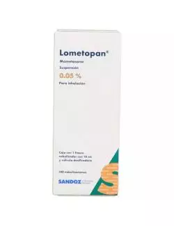 Lometopan 0.05% con 1 Frasco De 18 mL Con 140 Nebulizaciones