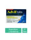 Advil Tabs 200 mg/10 mg Caja Con 10 Tabletas