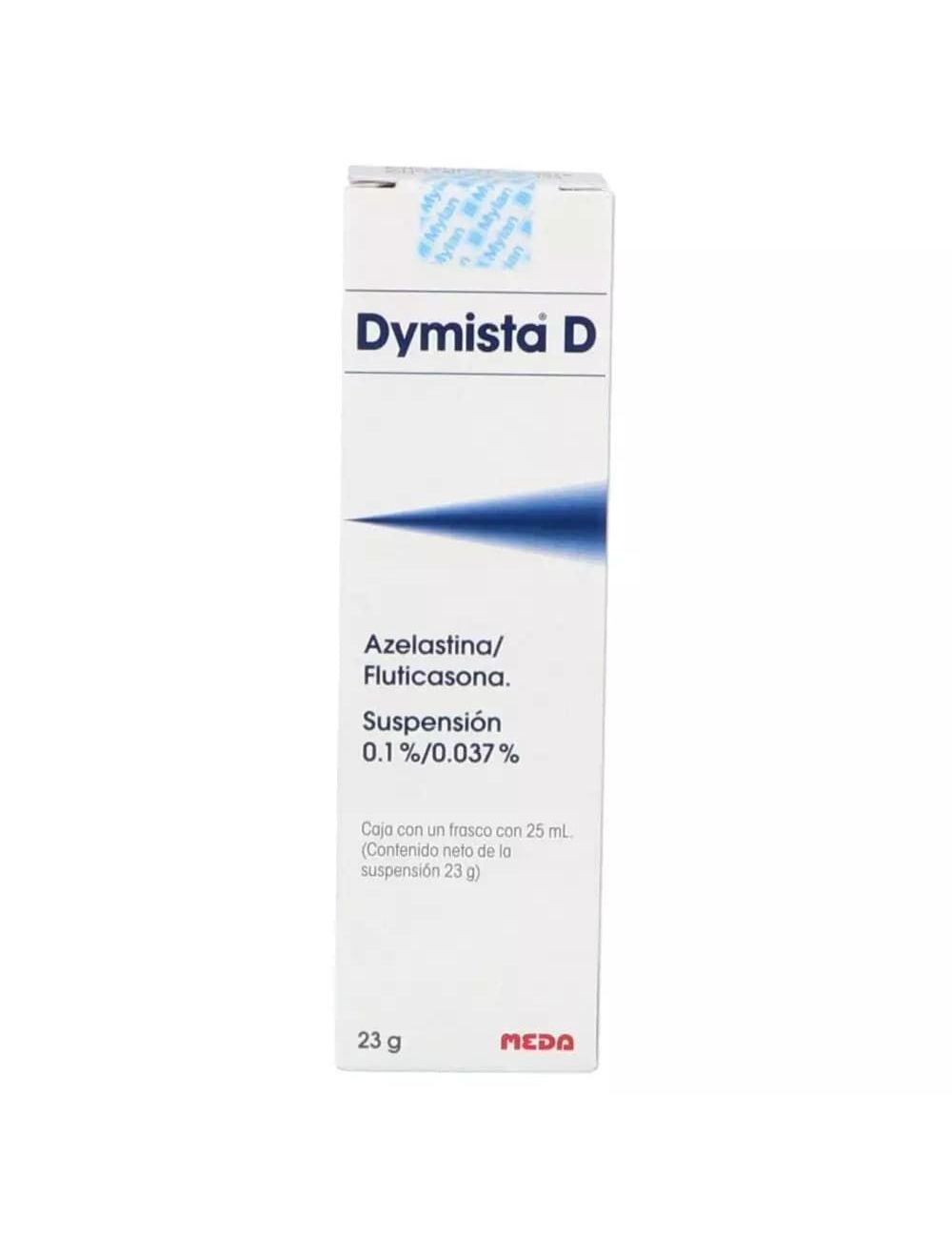 Dymista D 0.1% / 0.037% caja con un frasco 23 g