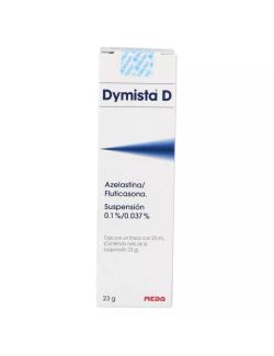 Dymista D 0.1% / 0.037% caja con un frasco 23 g