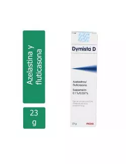 Dymista D 0.1% / 0.037% caja con un frasco 23 g