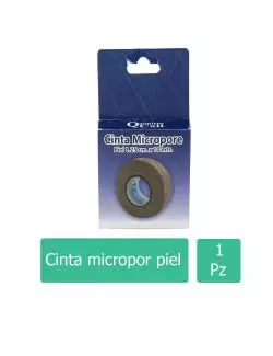 Cinta Micropor Piel 1.25 cm. X 9 m.