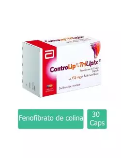 Controlip Trilipix 135 mg Caja Con 30 Cápsulas