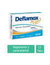 Deflamox Plus 275 mg/300 mg 12 Tabletas