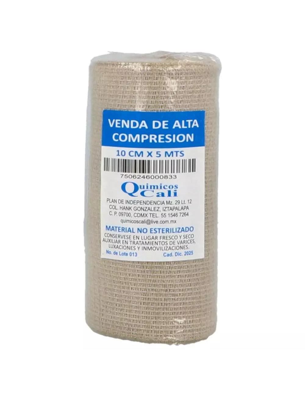 Venda Alta Compresion 10 cm. x 5 m.