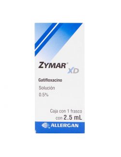 Zymar XD 0.5% Caja con 1 Frasco con 2.5 mL