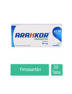 Arahkor 60 mg Caja Con 20 Tabletas