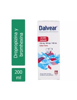 Dalvear Jarabe Infantil 150mg/80mg Frasco Con 200 mL