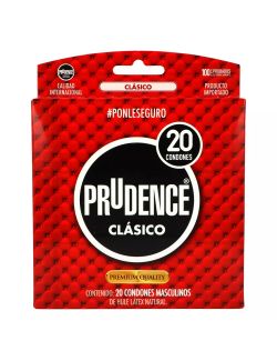 Prudence Clasico Caja Con 20 Condones