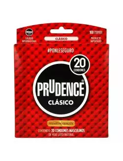 Prudence Clasico Caja Con 20 Condones