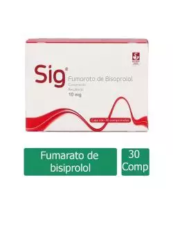 Sig 10 mg Caja con 30 Comprimidos