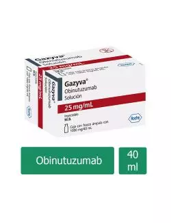 Gazyva® 25 mg/ml (Obinutuzumab) - 1 Frasco Ámpula - Roche - RX3