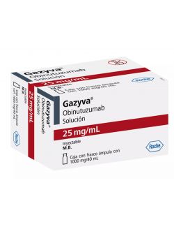 Gazyva® 25 mg/ml (Obinutuzumab) - 1 Frasco Ámpula - Roche - RX3