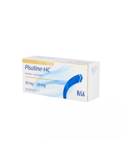 Pisatine -HC 10 mg / 20 mg Caja Con 28 Tabletas