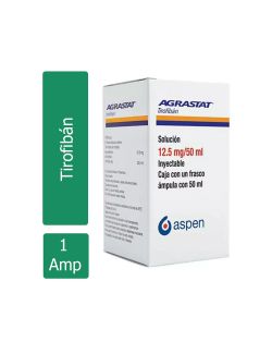 Agrastat 12.5 mg/ 50 mL Solución Inyectable Caja Con Frasco Ampula