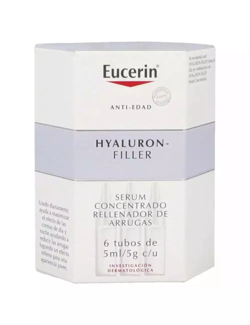 Crema Eucerin Hyaluron- Filler Serum Caja Con 6 Tubos Con 5 mL