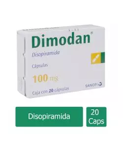 Dimodan 100 mg Caja Con 20 Cápsulas