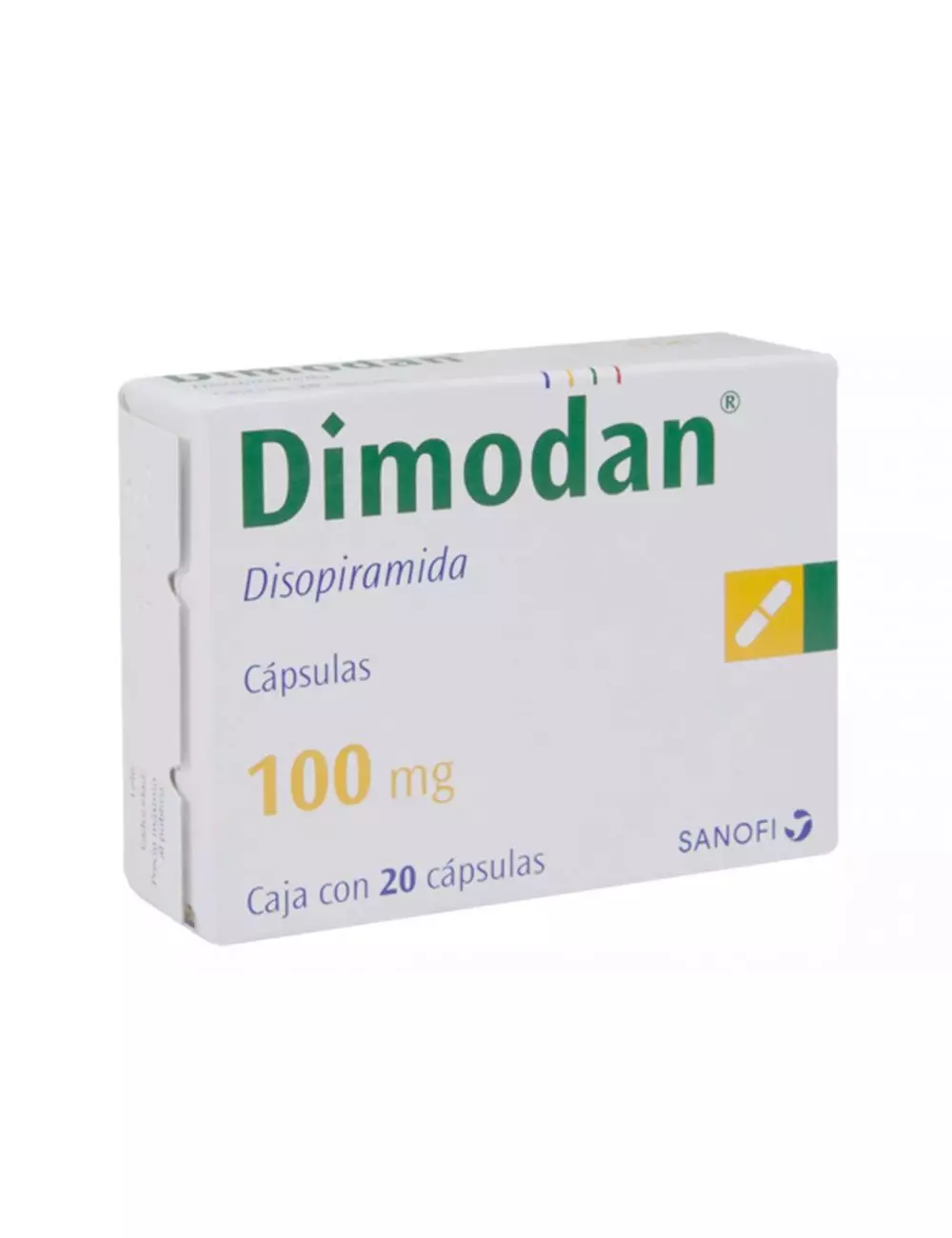 Dimodan 100 mg Caja Con 20 Cápsulas