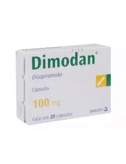 Dimodan 100 mg Caja Con 20 Cápsulas