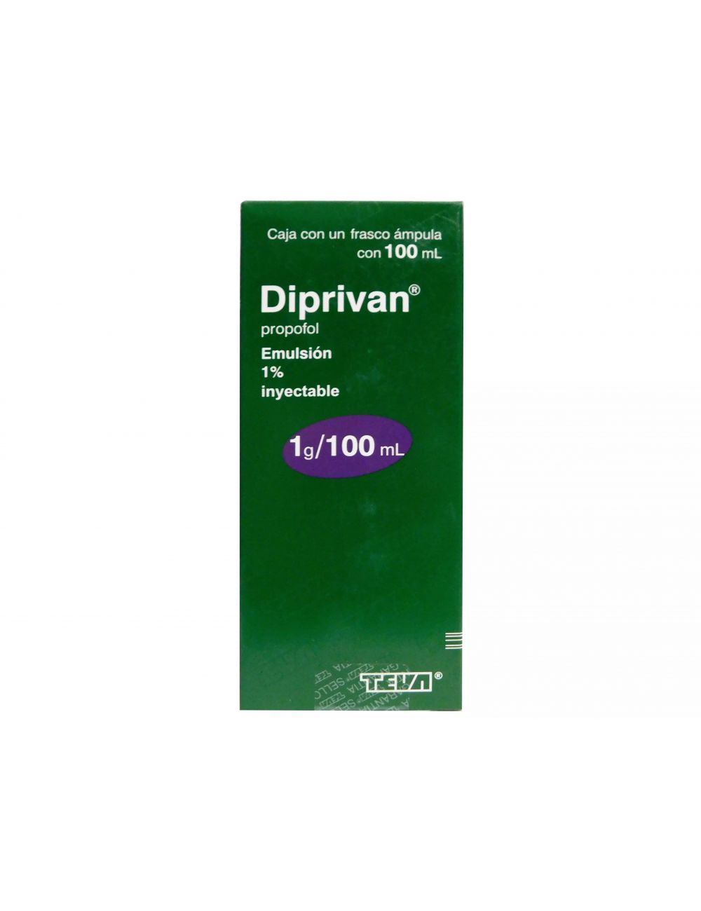 Diprivan 1 g Solución Inyectable Caja Con Un Frasco Ámpula 100 ml