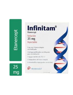 Infinitam 25 mg Solución Inyectable Con 4 Frasco Ámpulas - RX3