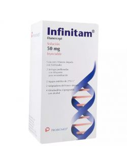 Infinitam® 50 mg (Etanercept) - 2 Frascos Ámpula - Sanfer - Rx3