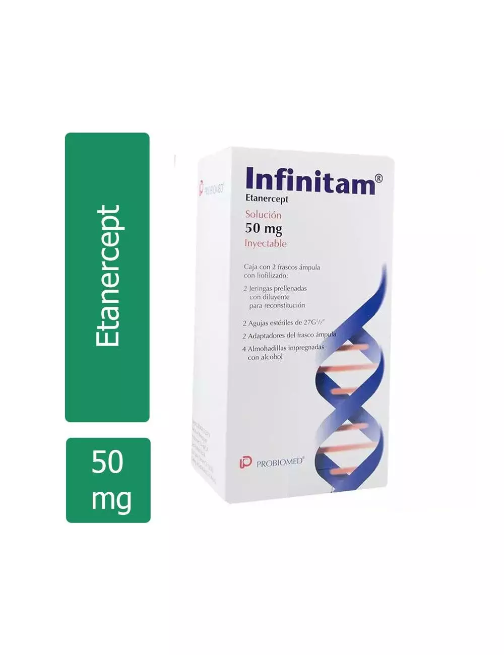 Infinitam® 50 mg (Etanercept) - 2 Frascos Ámpula - Sanfer - Rx3