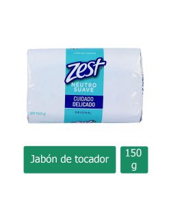 Jabón De Tocador Zest Neutro Suave Empaque Con Barra Con 150 g