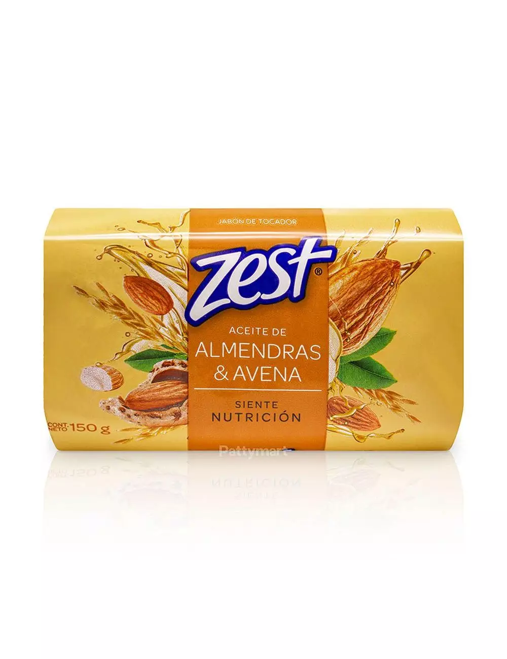 Jabón Zest-Natura Almendra Con Avena Barra De 150 g