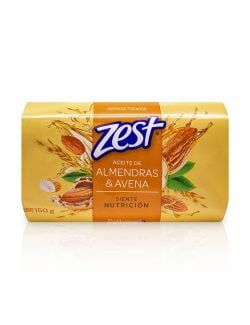 Jabón Zest-Natura Almendra Con Avena Barra De 150 g